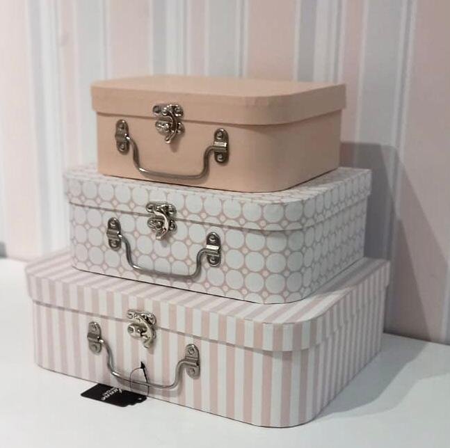 Kit Trio Maleta Marokita Baby 84949 LISTRADO ROSA UN - 1