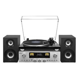 Vitrola Raveo Concert One com Receiver Toca-Discos Cd Player Fm Bluetooth Nfc USB Reproduz e Grava - 3 Vitrola Raveo Concert One com Receiver Toca-Discos Cd Player Fm Bluetooth Nfc USB Reproduz e Grava - 3