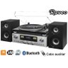 Vitrola Raveo Concert One com Receiver Toca-Discos Cd Player Fm Bluetooth Nfc USB Reproduz e Grava - 2
