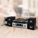 Ver imagem 4 de Vitrola Raveo Concert One com Receiver Toca-Discos Cd Player Fm Bluetooth Nfc USB Reproduz e Grava