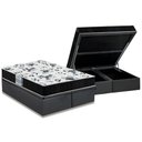 Ver imagem 1 de Cama Box Baú Queen: Colchão Anatômico Probel D28 / EP ProDormir Advanced Tech1000 + Base CRC