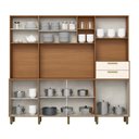 Ver imagem 2 de Kit Cozinha Compacta 08 Portas 02 Gavetas B131 Nature Off White - Henn - Briz