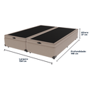 Ver imagem 4 de Cama Box Baú Queen 158x198 Bege