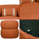 Ver imagem 6 de Namoradeira e 2 Poltronas Orgânica Chloe Boucle Terracota com Almofada Plumante - Arkell