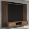 Painel para Tv até 75 Polegadas Alaska 2 Portas Pinho Ripado/preto - Panorama Móveis - 2