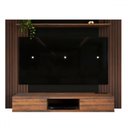 Ver imagem 7 de Painel para Tv até 75 Polegadas Alaska 2 Portas Pinho Ripado/preto - Panorama Móveis