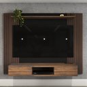 Ver imagem 6 de Painel para Tv até 75 Polegadas Alaska 2 Portas Pinho Ripado/preto - Panorama Móveis