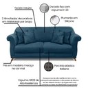 Ver mais imagens de Sofá Amsterdam 2 Lugares 1,60 Veludo - Lucadi Home