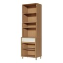 Ver imagem 3 de Paneleiro 4 Portas 1 Gaveta Nesher Condessa Mdf Carvalho/greige