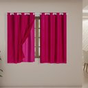 Ver imagem 1 de Cortina Blackout com Voil 2,80m X 1,80m Pvc Blecaute com Voal Corta Luz Sala Quarto Janela 0
