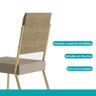 Conjunto Sala de Jantar 4 Cadeiras Charlotte Carraro Carvalho Dourado - 9