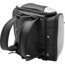 Ver imagem 2 de Bolsa Mochila Patins Com Alça E 3 Divisórias Reforçada Preta