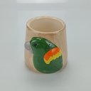 Ver imagem 5 de Cachepô de Cerâmica Verde 12x12x12cm Vaso Plantas Jardim Sala Suculenta Flores