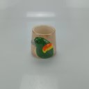 Ver imagem 6 de Cachepô de Cerâmica Verde 12x12x12cm Vaso Plantas Jardim Sala Suculenta Flores