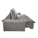 Ver imagem 6 de Sofá Victory Veludo 2 Módulos 90cm B25cm Meu Sofá Online B026 Veludo Prata