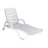 Espreguiçadeira Tramontina Leblon em Polipropileno Branco - 1