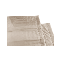 Par de Capa Porta Travesseiro Matelado Microfibra com Abas Cama Posta:bege - 4