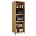 Ver imagem 7 de Paneleiro com 2 Nichos 4 Portas Torino - Cinamomo/Off White
