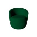 Ver imagem 6 de Kit Namoradeira + 2 Poltronas Decorativa Beatriz Orgânica Bouclé Verde