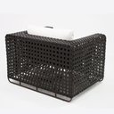Ver imagem 2 de Kit 2 Poltronas Fúcsia e Mesinha Preto Branco