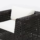 Ver imagem 5 de Kit 2 Poltronas Fúcsia e Mesinha Preto Branco
