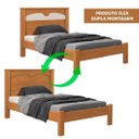 Ver imagem 2 de Cama de Solteiro Mdf Nature Off White Flex Amsterdã Fênix Fenix