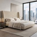 Ver imagem 7 de Cabeceira Cama Box King 195cm Nilo P05 Linho Bege Escuro - Lyam Decor