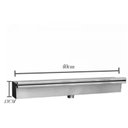 Ver imagem 3 de Cascata Piscina Inox304 De Embutir Tradicional 40 Cm