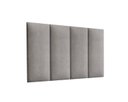 Ver imagem 1 de Cabeceira Premium Estofada Cama Box Solteiro 0.90 - Cinza