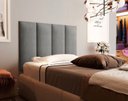 Ver imagem 2 de Cabeceira Premium Estofada Cama Box Solteiro 0.90 - Cinza