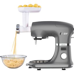 Kit Completo Batedeira Planetária Cinza Digital Multifuncional com Acessórios Oster - 127V - 3