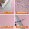 Papel de Parede Adesivo Lavavel Texturizado Casca Rosa Claro - 11