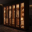 Ver imagem 2 de Guarda-Roupas Spectra 100% MDF 6 Portas 6 Gavetas c/ Kit de Espelhos e Pés