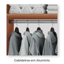 Ver imagem 5 de Guarda-roupas Reflecta 100% Mdf Tuboarte 6 Portas 6 Gavetas C/ Kit de Espelhos e Pés