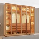 Ver imagem 1 de Guarda-roupas Reflecta 100% Mdf Tuboarte 6 Portas 6 Gavetas C/ Kit de Espelhos e Pés