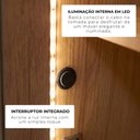 Ver mais imagens de Guarda-Roupas Spectra 100% MDF 6 Portas 6 Gavetas c/ Kit de Espelhos e Pés