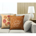 Ver imagem 7 de Kit 4 Capas de Almofadas Decorativas Terracota 45x45cm C/zíper