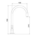 Ver imagem 5 de Misturador Lorenzetti LorenFlex de Bancada com Bica Móvel 1256 B27 Preta
