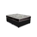 Ver imagem 4 de Cama Box Baú Casal Colchão Gold Espuma D33 Acolchões + Box Sintético 59x138x188:Preto