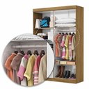 Ver mais imagens de Guarda Roupa Casal Modulado 4 Portas Hercules 4 Portas 4 Gavetas Cinamomo com Off White