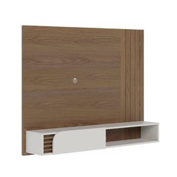 "home Suspenso Lucena para Tv 60 Polegadas Amendoa Off White - 2