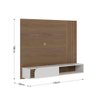 "home Suspenso Lucena para Tv 60 Polegadas Amendoa Off White - 3