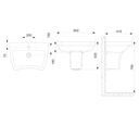 Ver imagem 3 de Coluna Suspensa para Lavatório Acesso Plus Branco - Incepa Roca/incepa