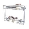Porta Latas Duplo 3365 Magnum Lateral 125x350x450mm Inox Jomer 01 unidade - 1