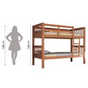 Ver imagem 5 de Beliche Madeira Maciça Esmeralda Pederpinus Castanho