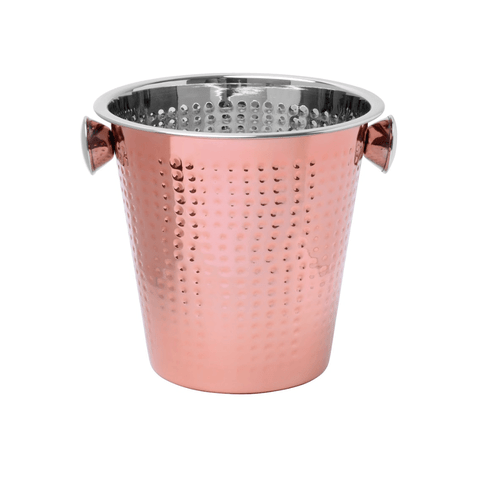 Balde Gelo Inox Martelado Bronze 4,5 L Mimo An2213bz
