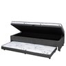 Cama Box Solteiro Ortopédica Conjugada Baú com Cama Auxiliar 88cm X 51cm D28 Laura RBF - 2
