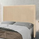 Ver imagem 3 de Cabeceira Cama Box Casal 140 Cm Arizona Linho Dourado S04 - D'Rossi