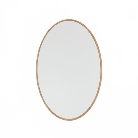 Espelho Oval Meraki 60 Cm X 90 Cm Tauari