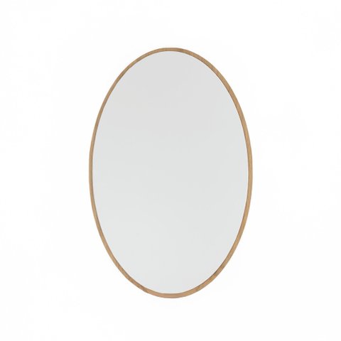 Espelho Oval Meraki 60 Cm X 90 Cm Tauari
